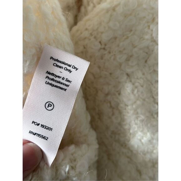 Cinq A Sept Leya Women’s Sweater Size Small Ivory Cowl Neck Alpaca Wool Blend - Picture 4 of 11